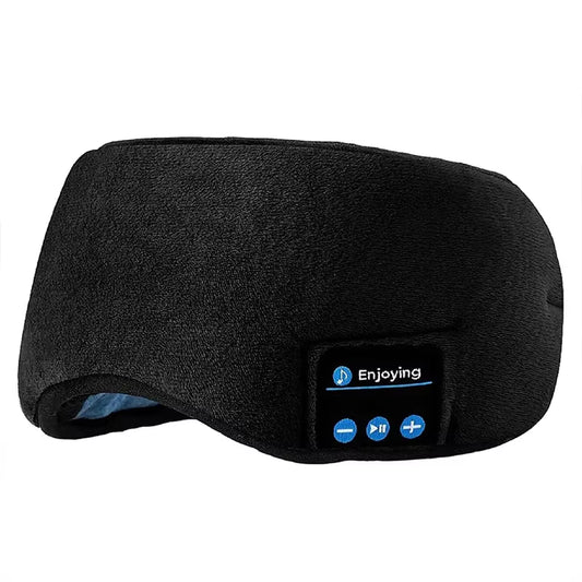 Casque de masque pour les yeux Bluetooth 3D, bande de sauna 